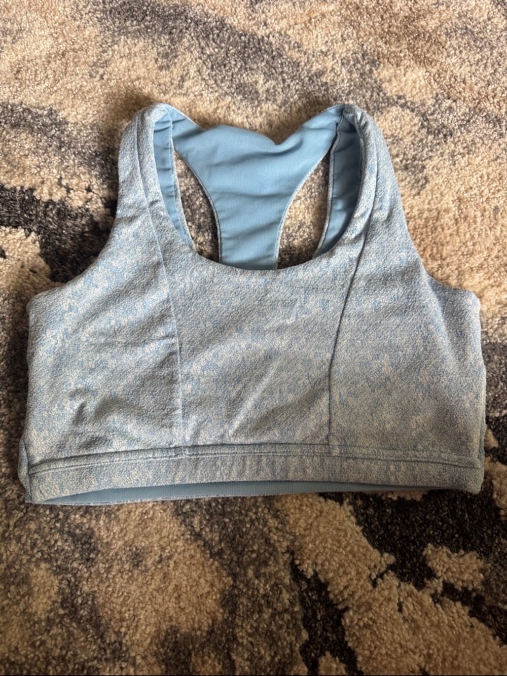 Gymshark Light Blue Racerback Sports Bra